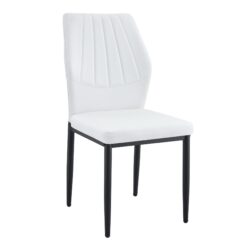 Dining Chairs With Ergonomic, Comfort And Style (Set of 4) - White / Black
