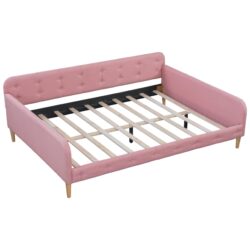 Full Size Upholstered Daybed - Pink