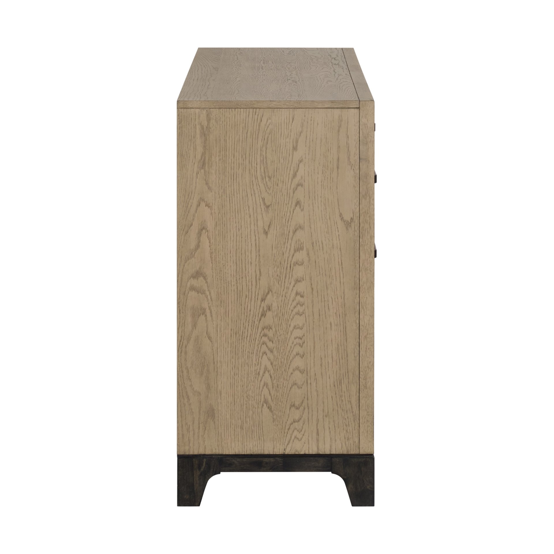 8 Drawer Dresser With Feet And Pulls - Brown - Image 6