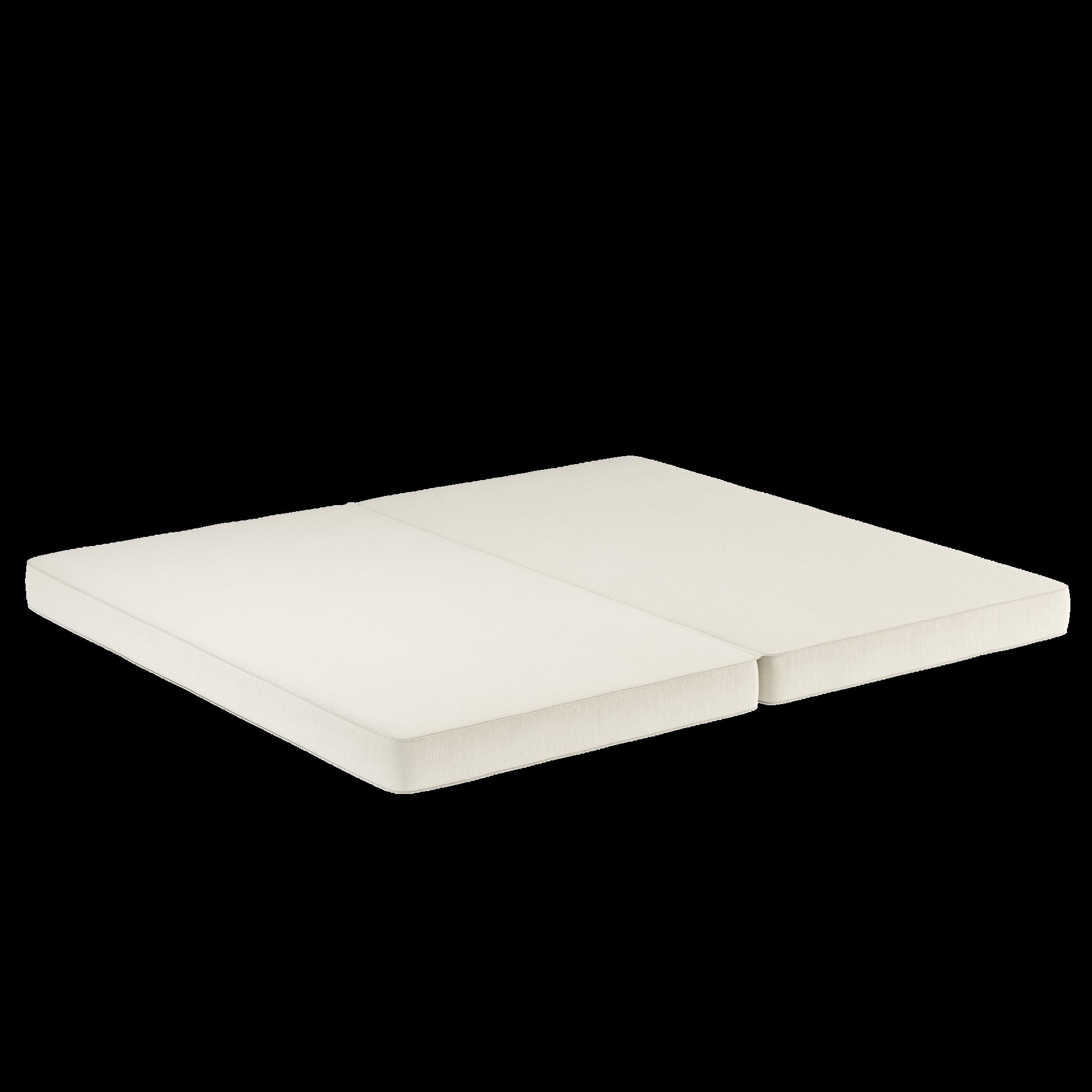 Multifunctional Convertible Sofa Bed With 2 Tumbler Backrests And 2 Pillows, Diy Modern Upholstered Couch - Beige - Image 26