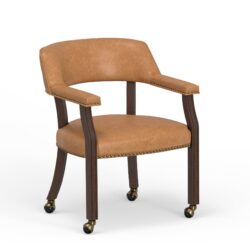 Gorman - Dining And Game Chair - Walnut Brown