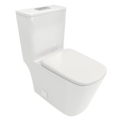 1 Piece Toilet & Dual Flush And Soft Closing Seat - White