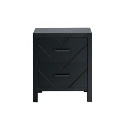 Morris - 2 Drawer Nightstand - Black