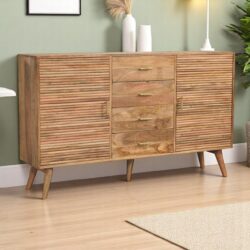 Soba - T Bar Large Nordic Chest - Oak