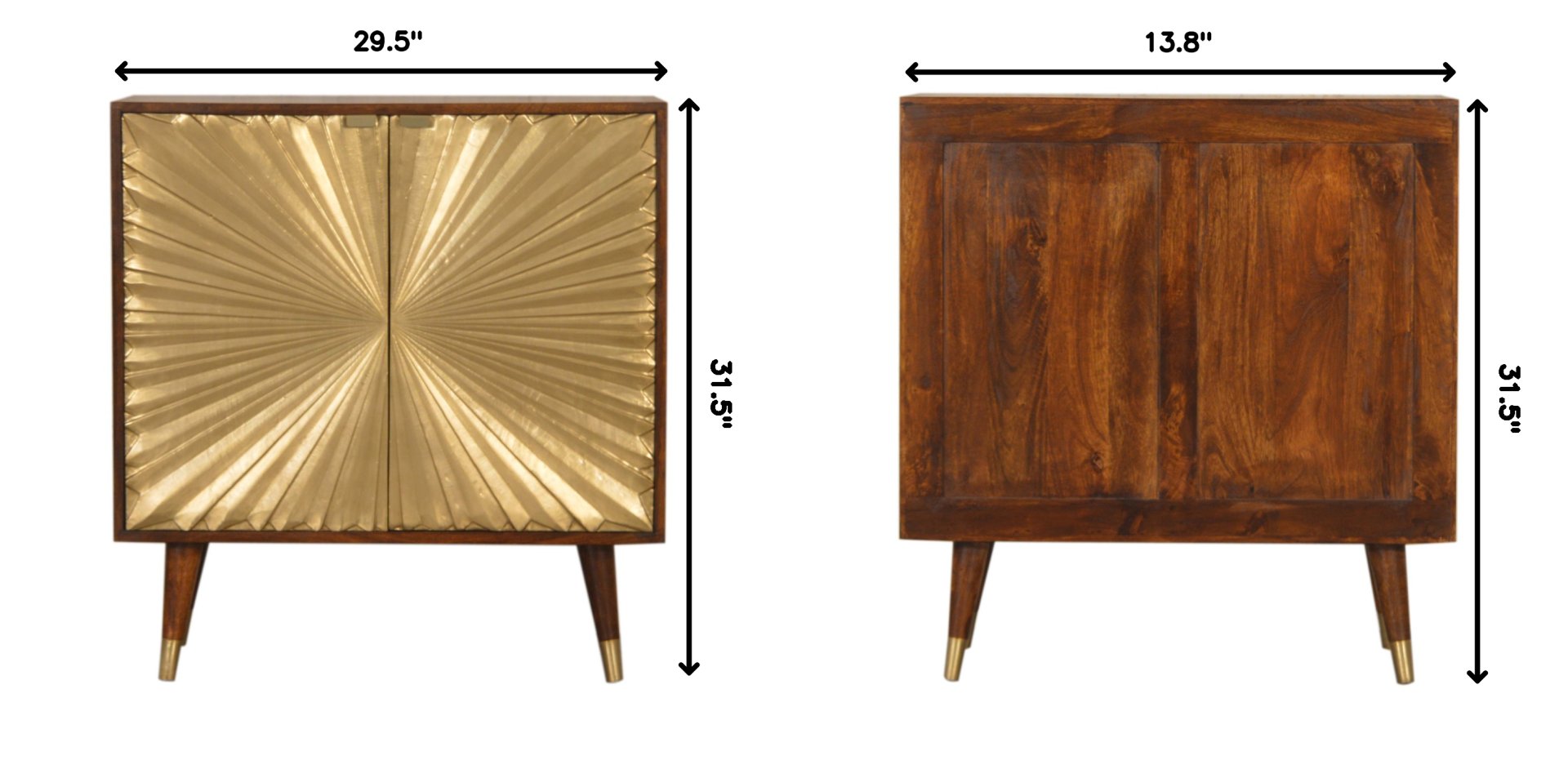 Manila - Cabinet - Gold / Brown - Image 10