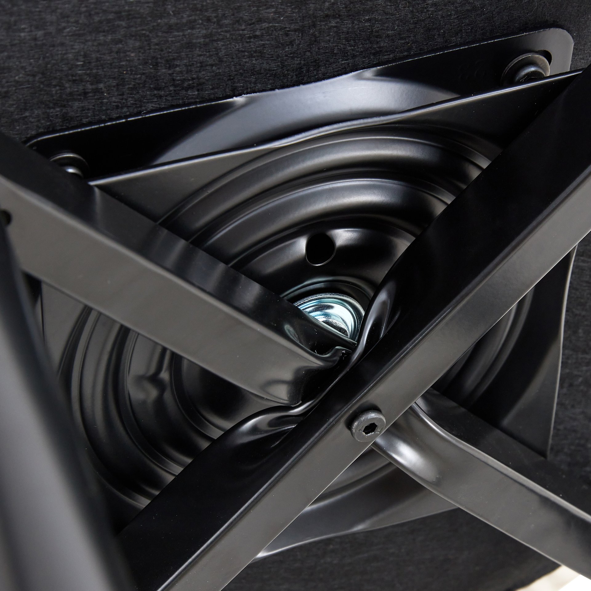 Modern Comfortable Upholstered Bar Chair With Smooth And Beautiful Metal Legs For Dining Room, Kitchen, Terrace And Guest Office (Set of 2) - Black / Gray - Image 13