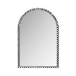 Vintage Art Arch Mirror, Wall Hanging Or Table Display For Living Room - Silver