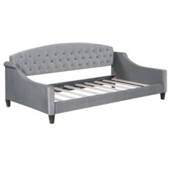Luxury Tufted Button Daybed, Twin - Gray