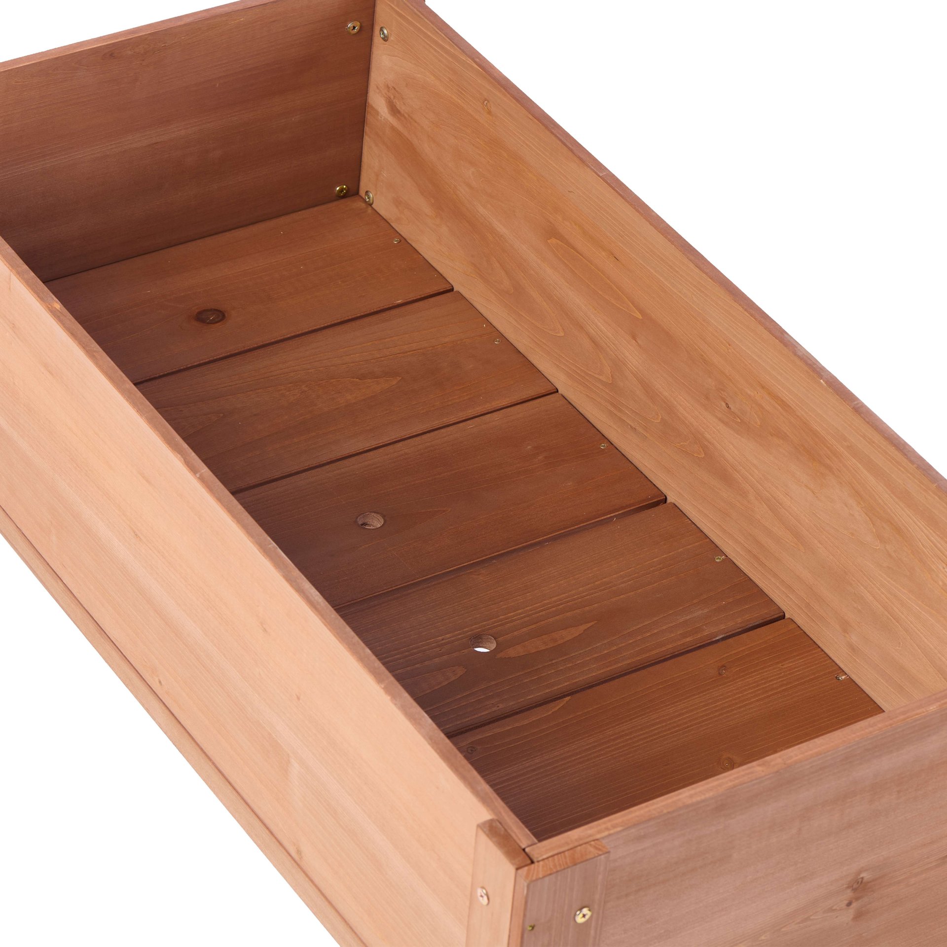 Raised Garden Bed & Legs, Elevated Planter Box For Outdoor Plants Flowers Fruits Vegetable Herb Growing - Coffee - Image 33