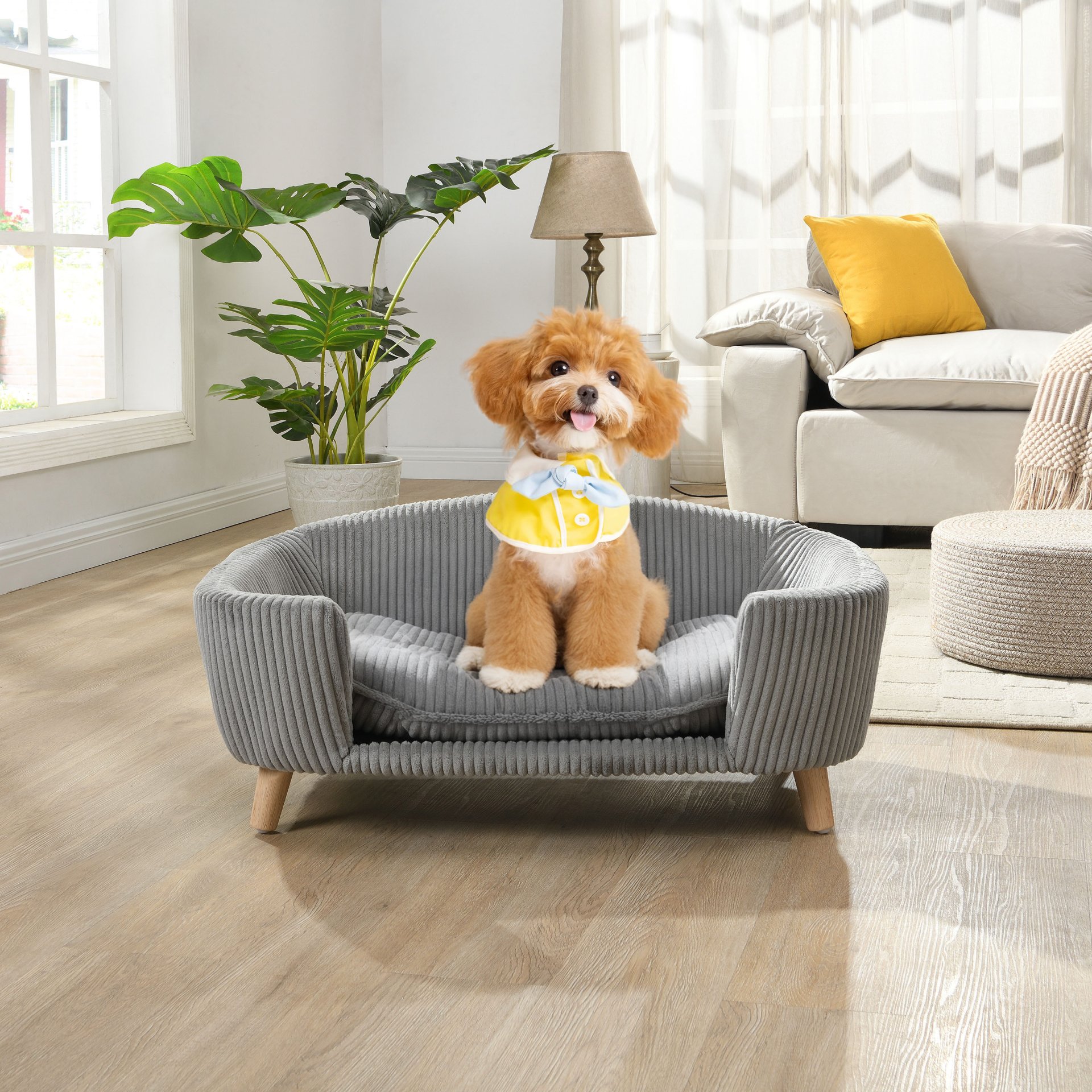 Elevated Dog Bed Frame For Small Dog - Gray - Image 2