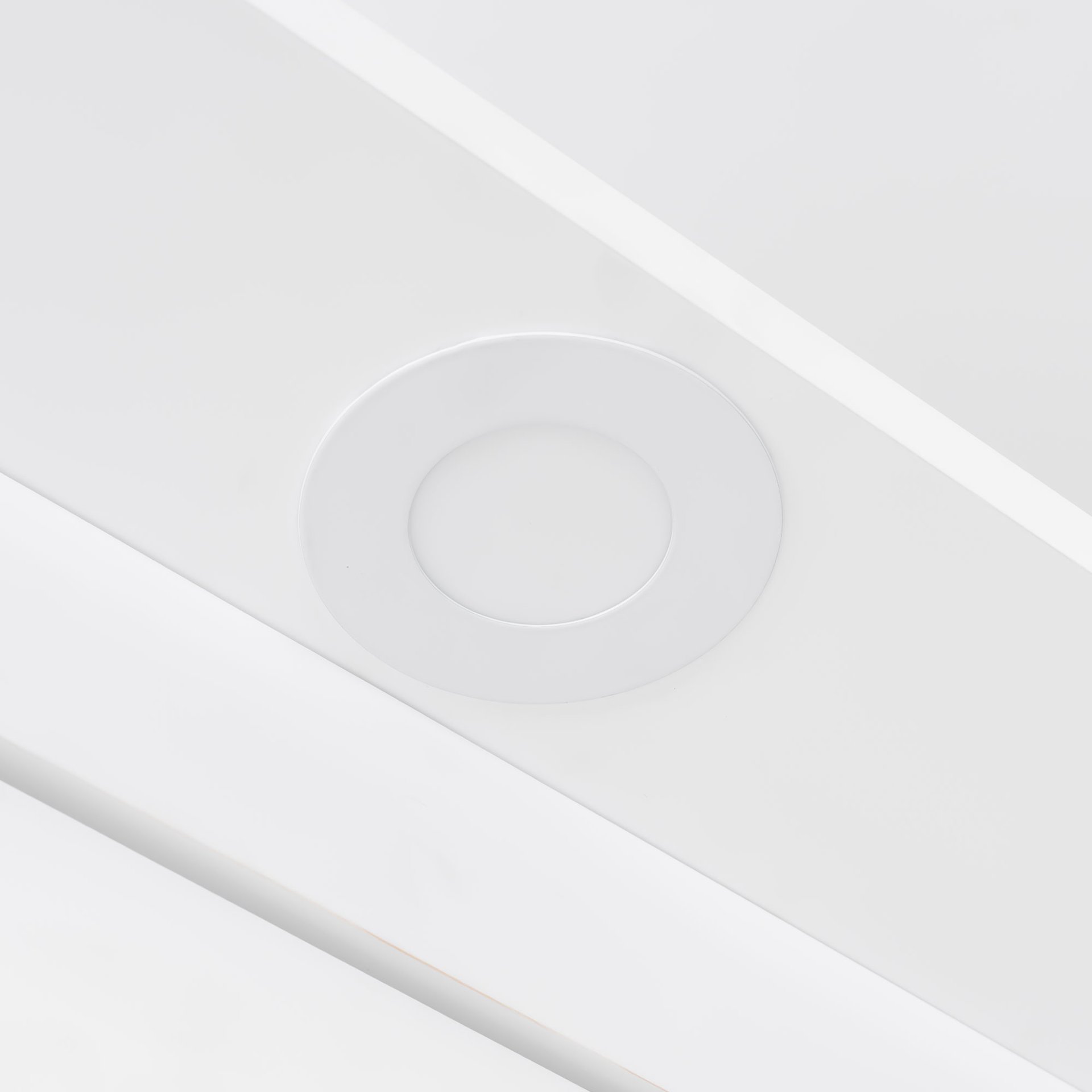 Queen Size Murphy Bed With Desk, LED Lights & USB Charging Station - White - Image 9