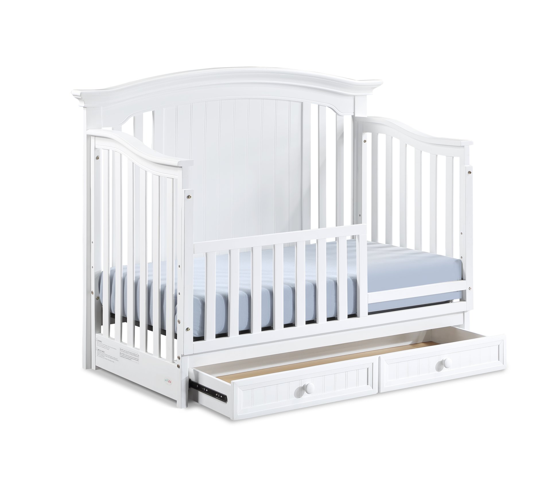 Winchester - 4 In 1 Convertible Crib - White - Image 5