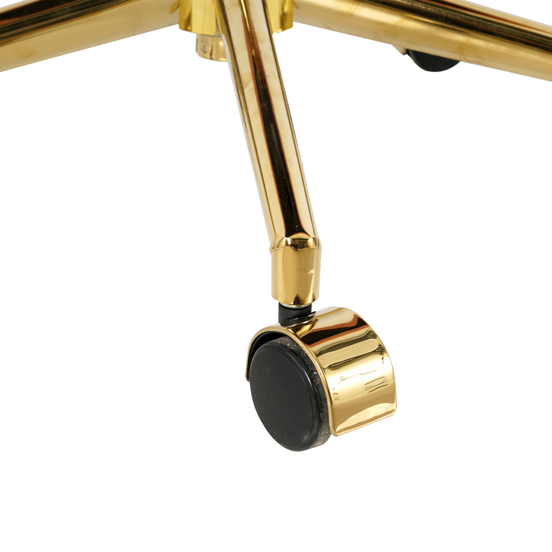 Modern Teddy Velvet Fabric Dining Chair With Gold Plated 5 Claw Legs - Gray - Image 12