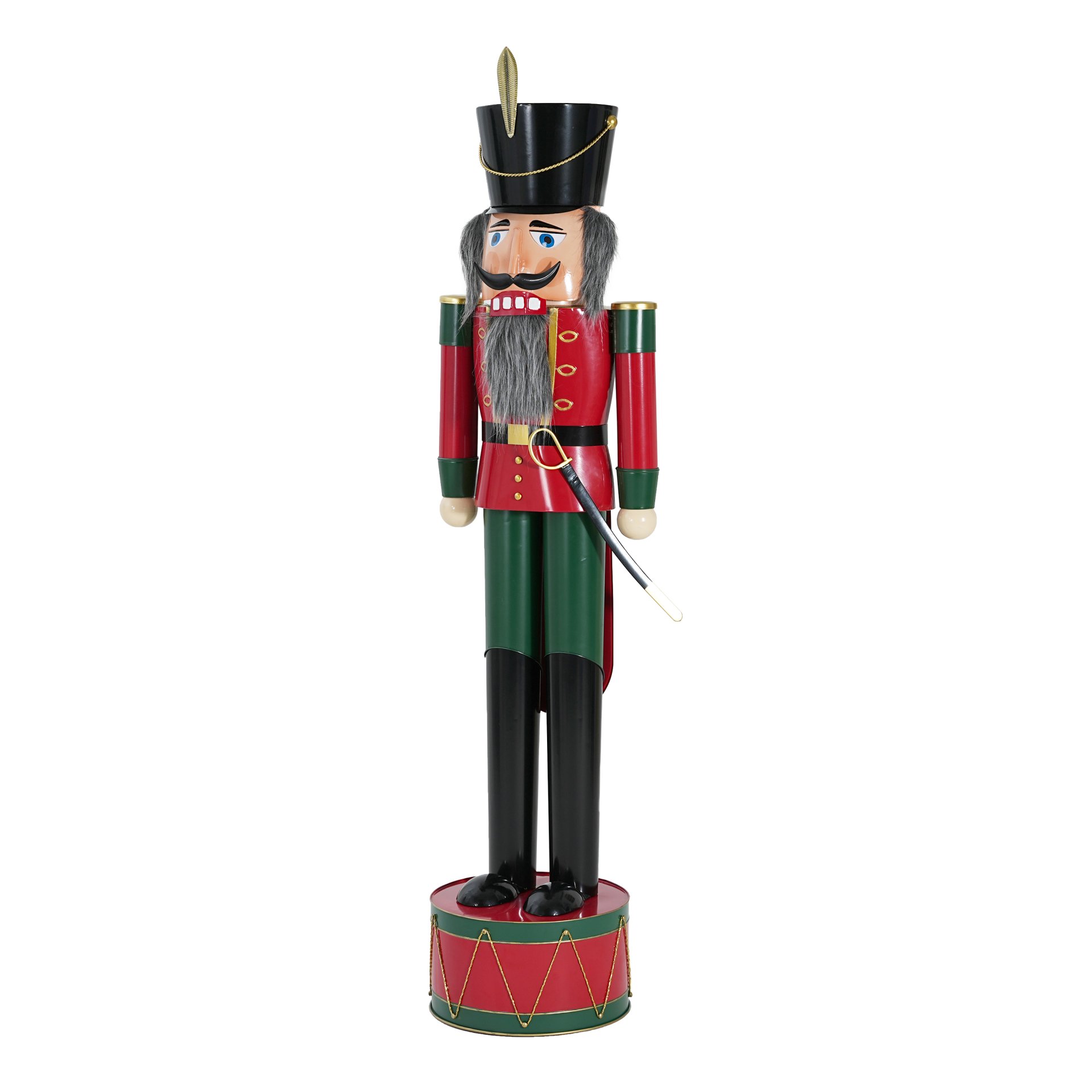 Classic Nutcracker Holiday Decor - Green / Red - Image 4