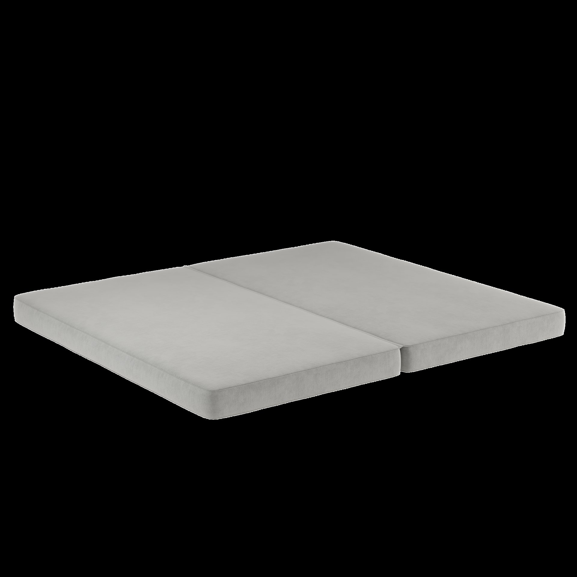 Multifunctional Convertible Sofa Bed With 2 Tumbler Backrests And 2 Pillows, Diy Modern Upholstered Couch - Light Gray - Image 23