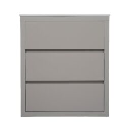 Double Sinks Bathroom Vanity Set With 2 Basins, Soft Close Drawers - Gray