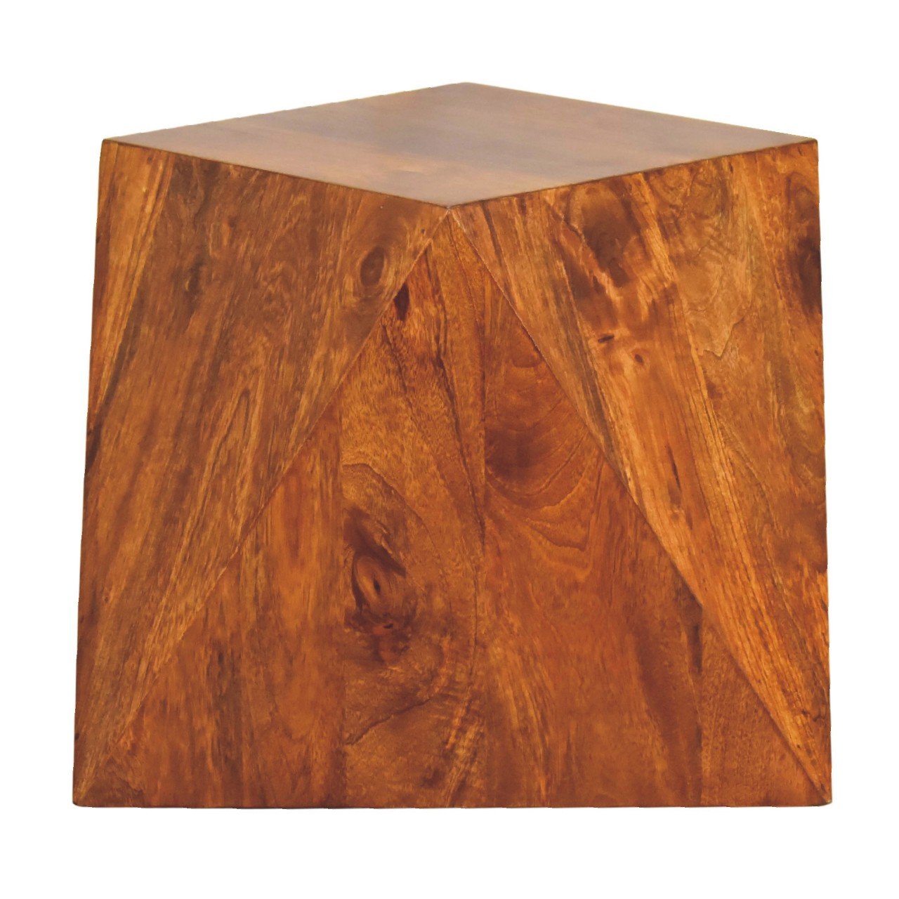 Abstract End Table - Chestnut - Image 6