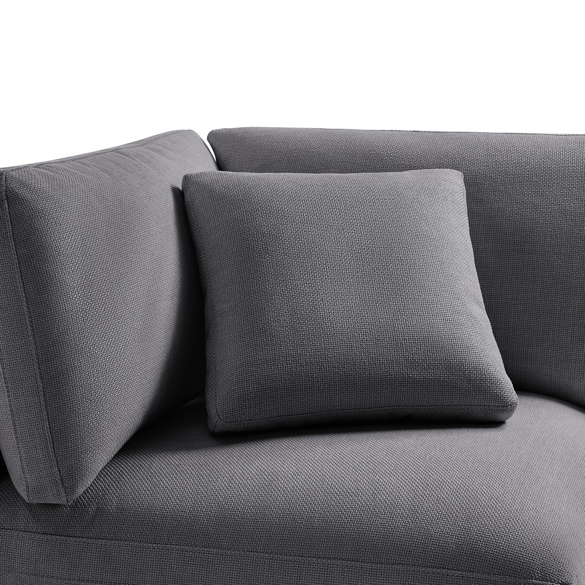 Cassandra - Modular 2 Piece Sofa - Charcoal Gray - Image 5