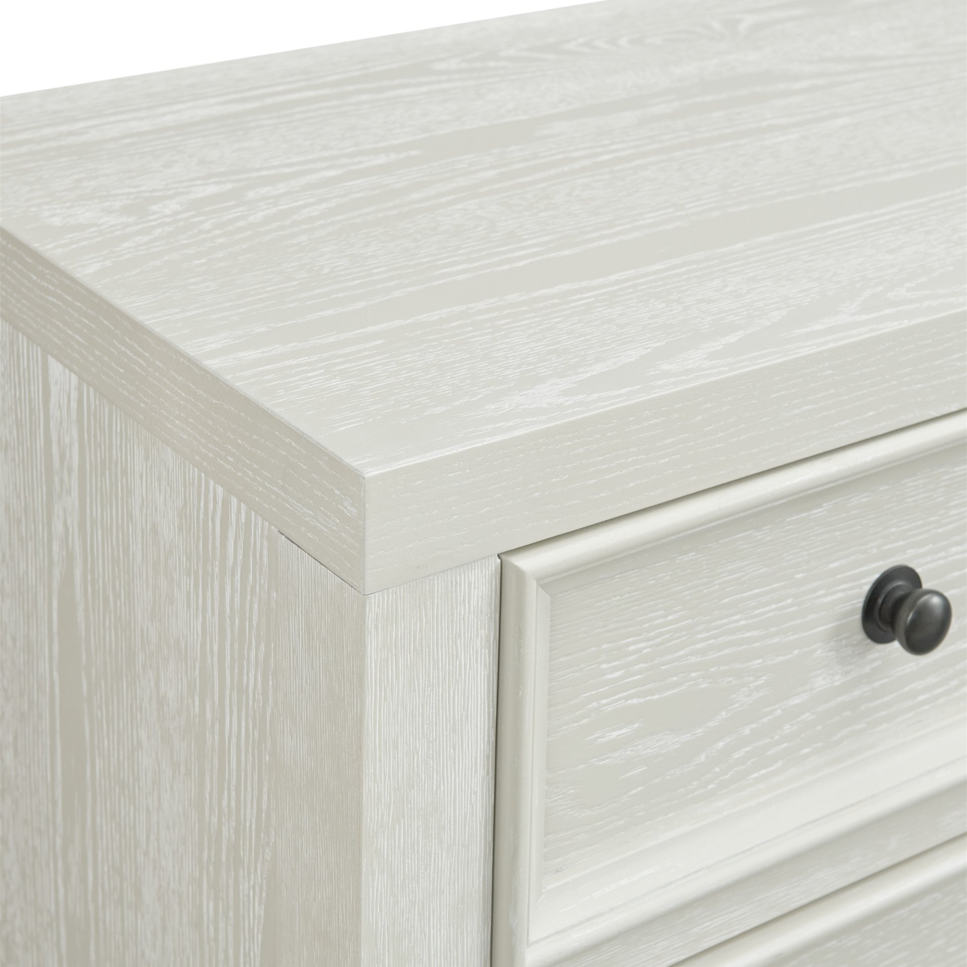 8 Drawer Dresser With Classic Framed Fronts And Smooth Glides - White - Image 4
