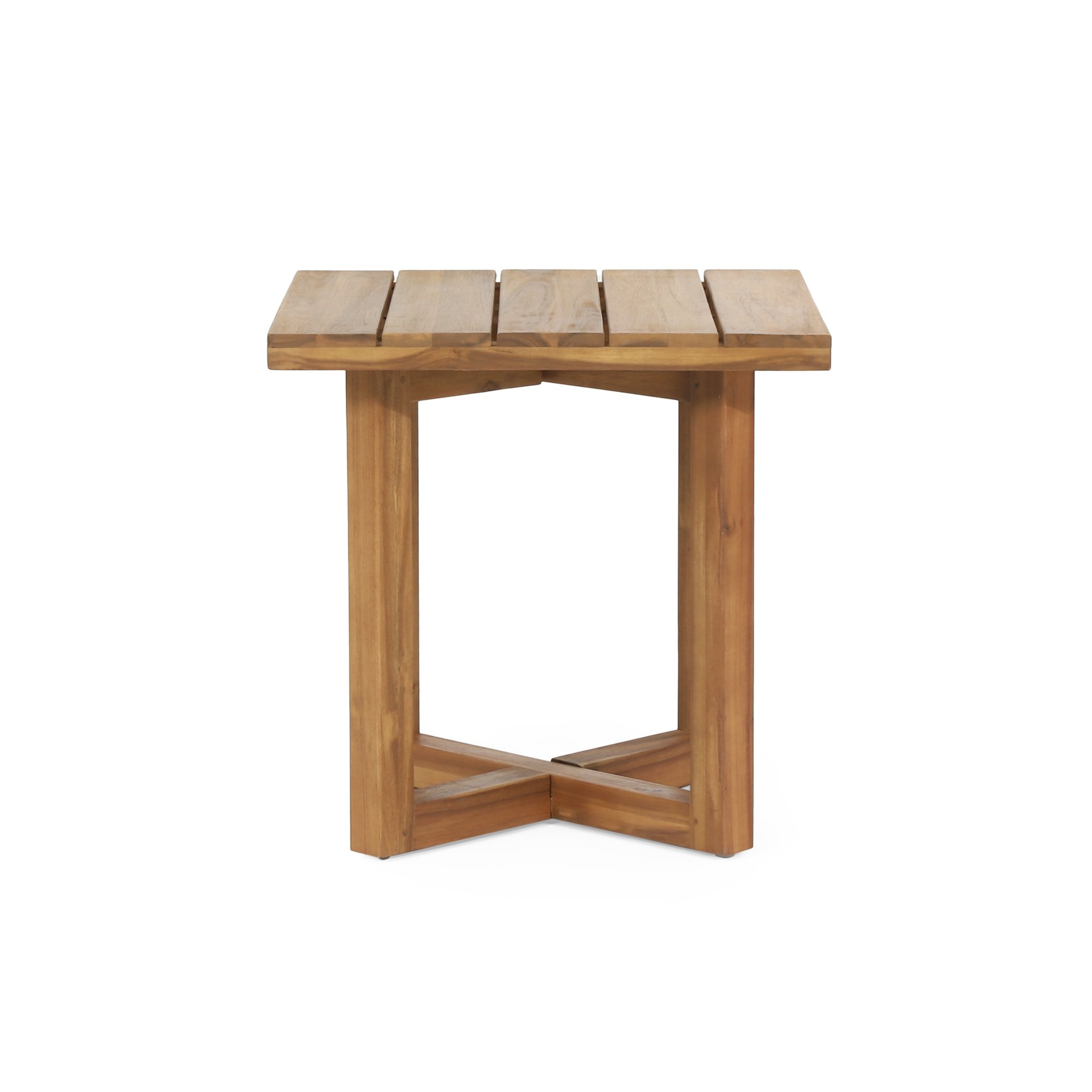 Ella - Square Side Table - Teak - Image 4