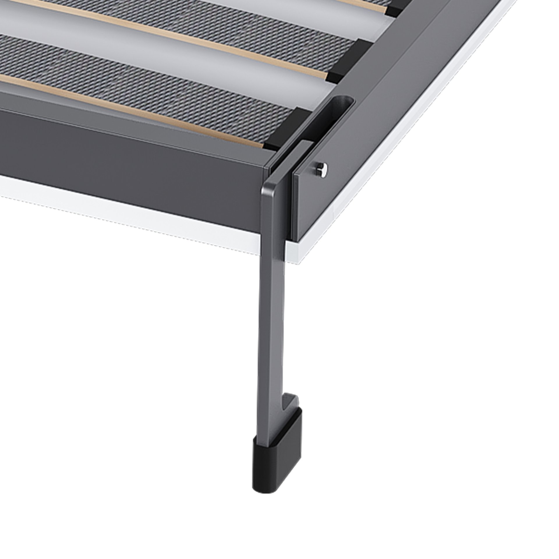 Queen Murphy Bed, Space Saving Design - White - Image 20