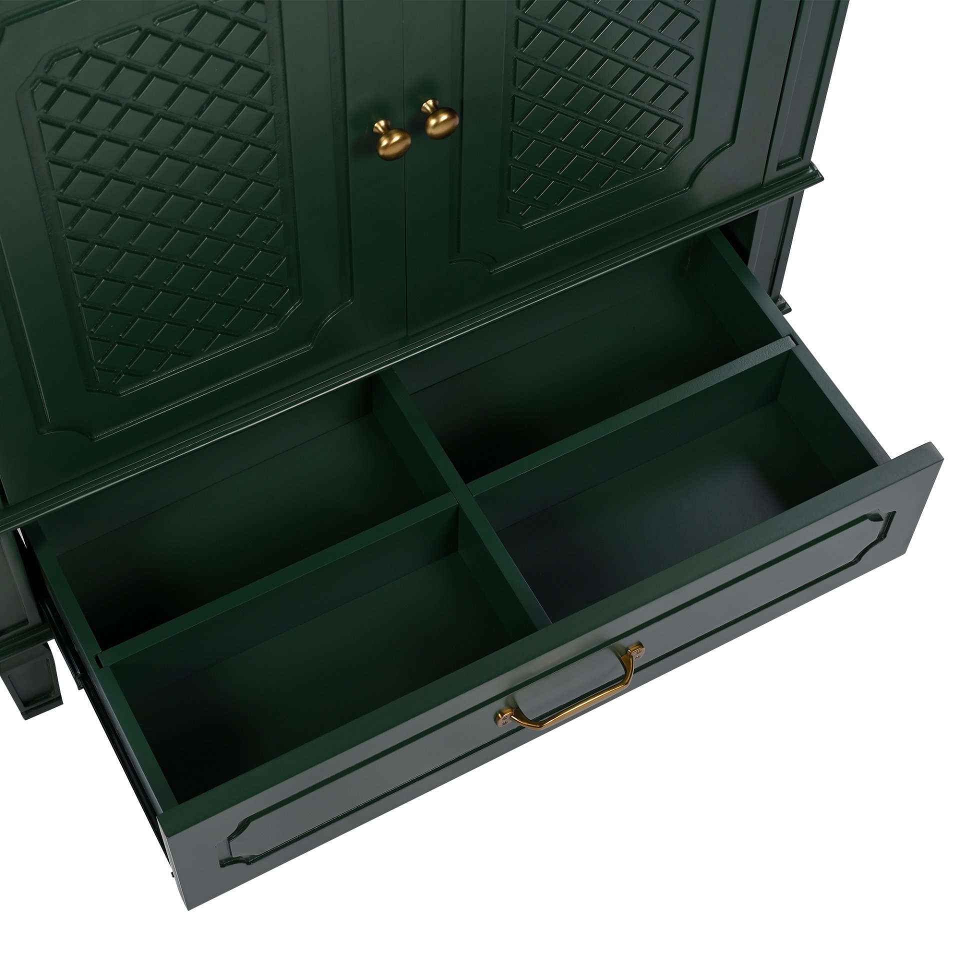 30" Bathroom Vanity With Sink, Soft Closing Door, Multi Functional Storage - Green - Image 21