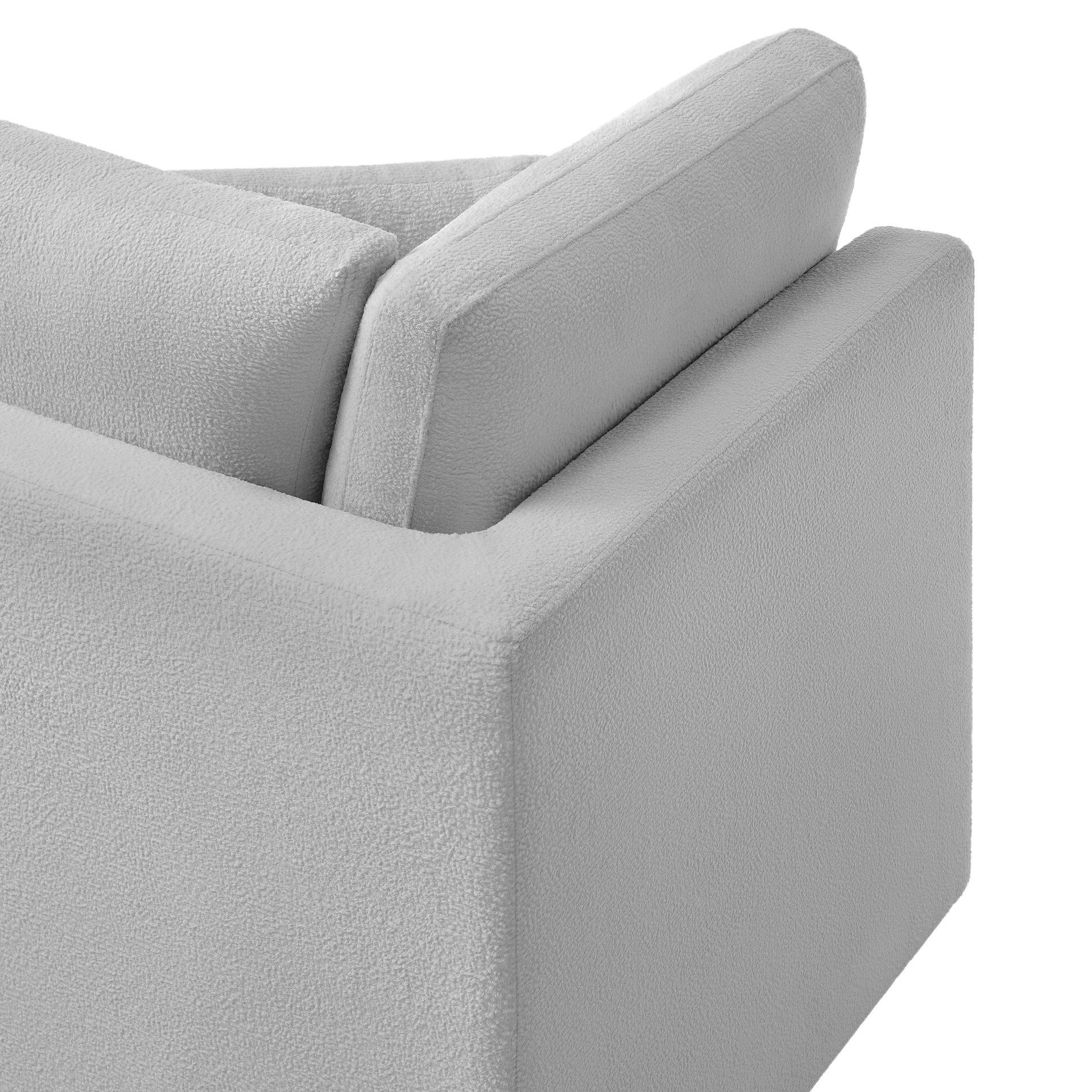 Chauncy - 3 Piece Sectional Shofa With Storage Ottoman - Gray - Image 11