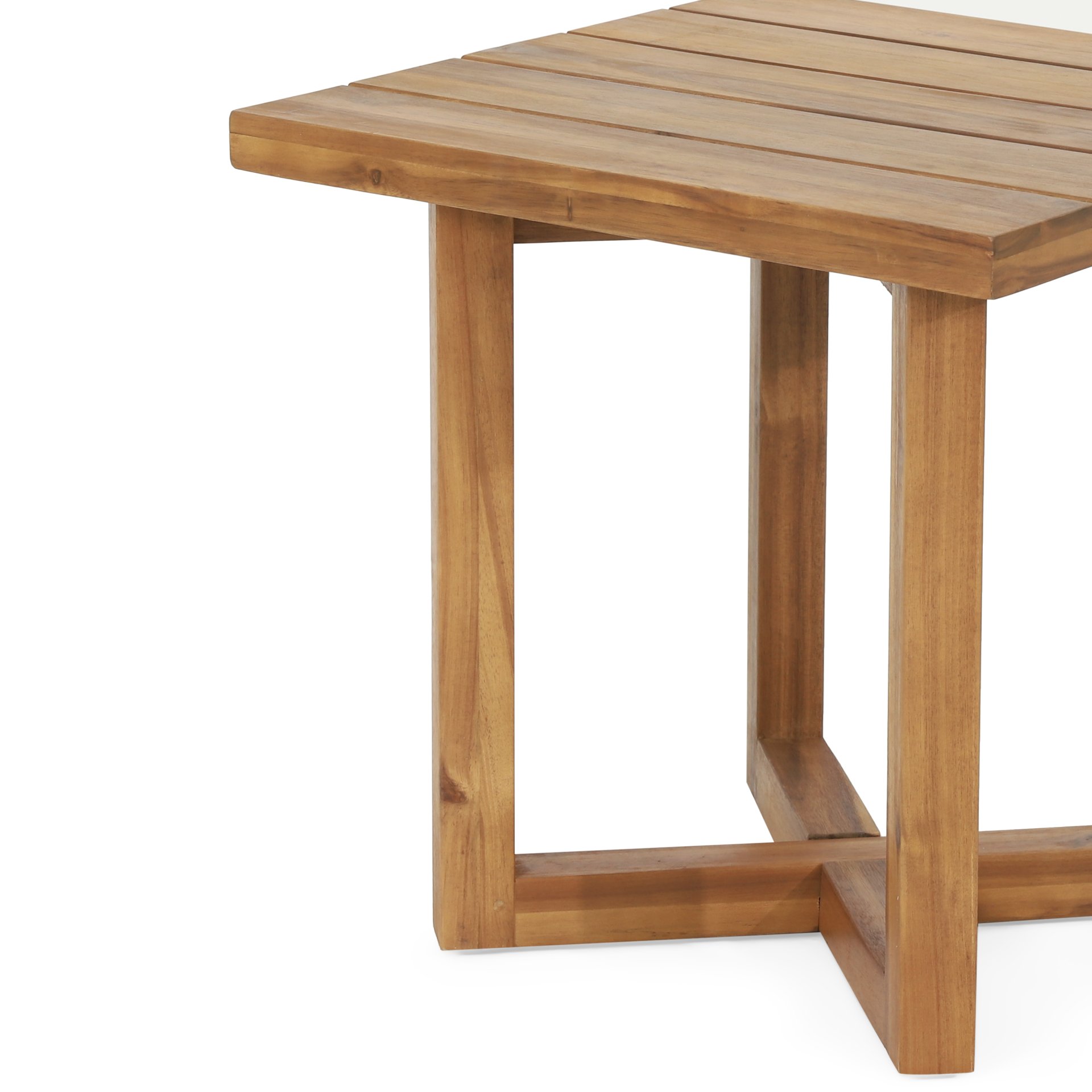 Ella - Square Side Table - Teak - Image 10