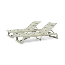 Maki - Chaise Lounge (Set of 2) - Gray