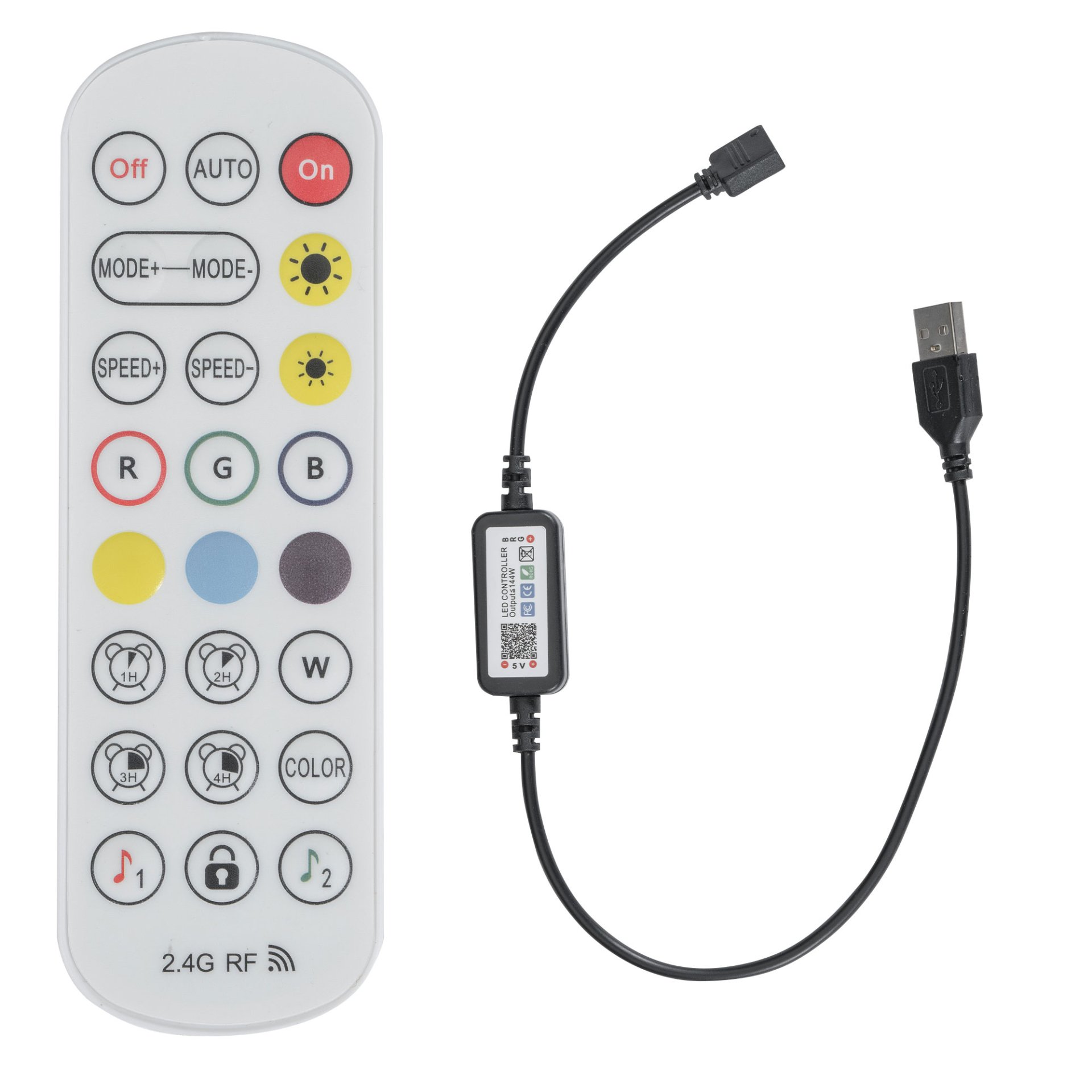 Full Size Loft Bed Frame With Storage Shelf And LED Light - Black - Image 6