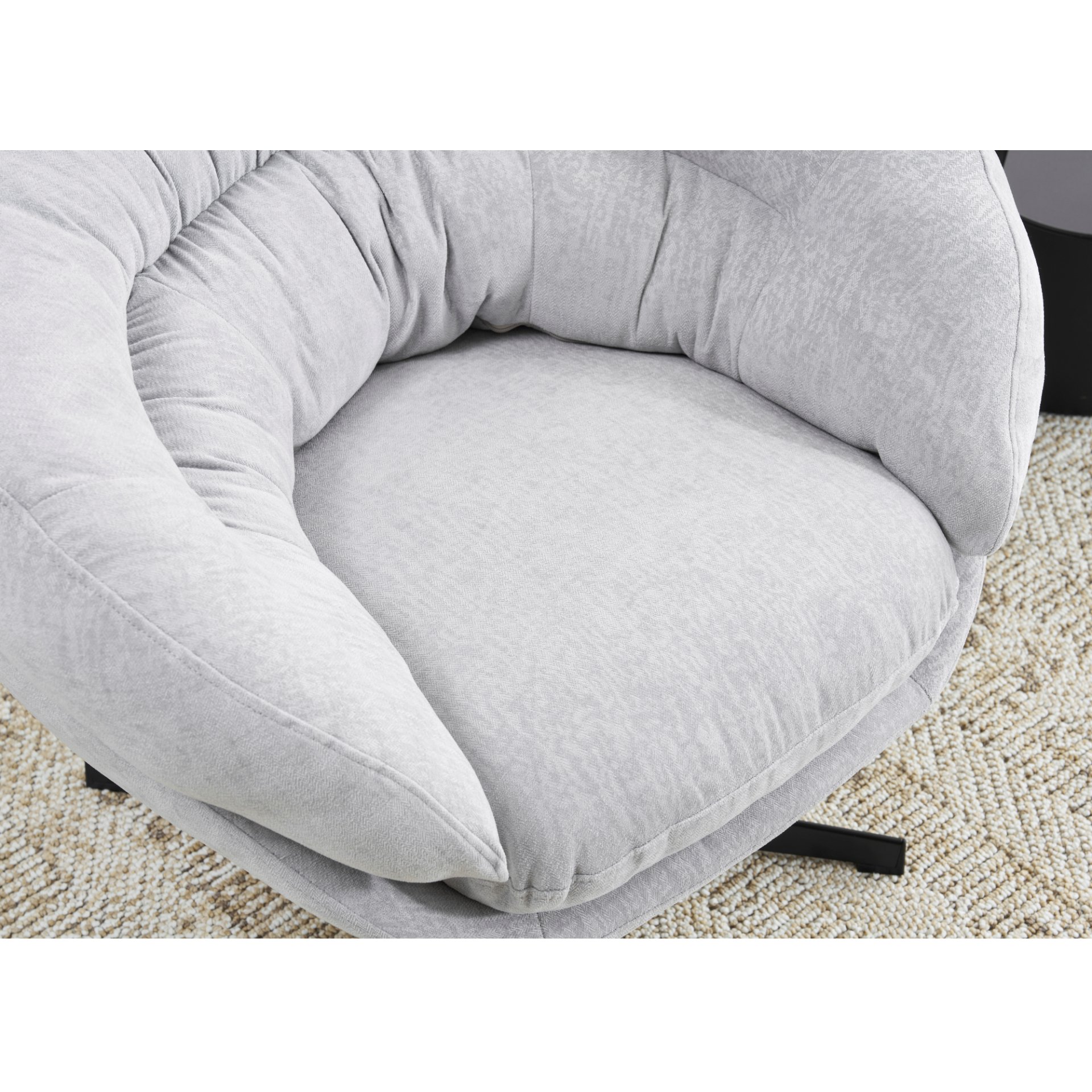 Modern Office Chair With Swivel - Gray - Image 17