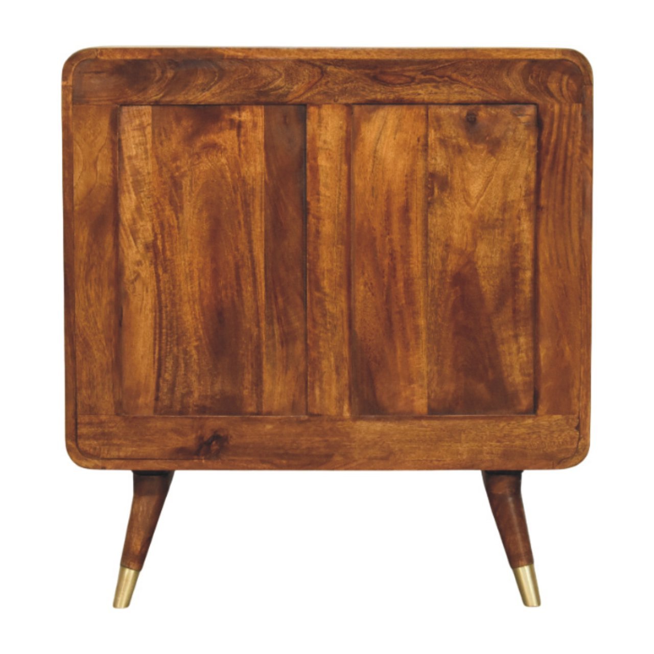 Avora - Brass Embossed 2 Door Cabinet - Brown / Golden - Image 10