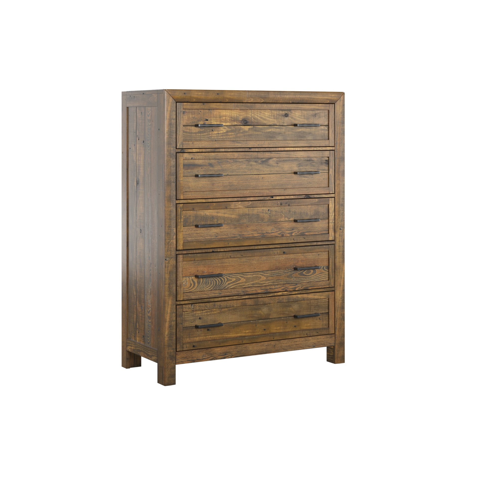 5 Drawer Chest With - Brown - Image 4