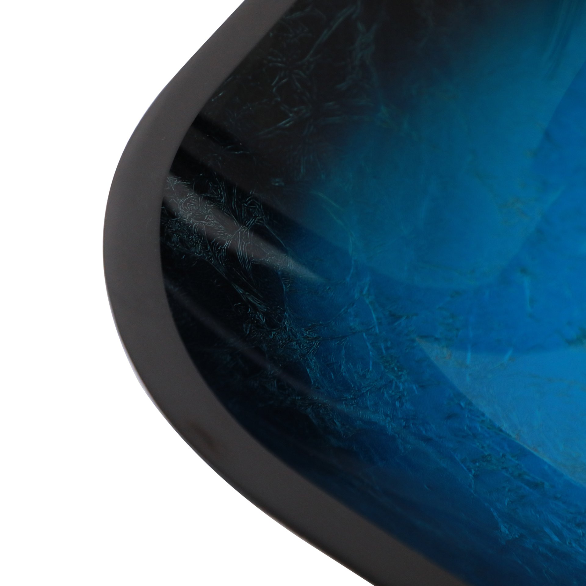 Artistic Vessel Sink With Faucet And Pop Up Drain - Blue - Image 12