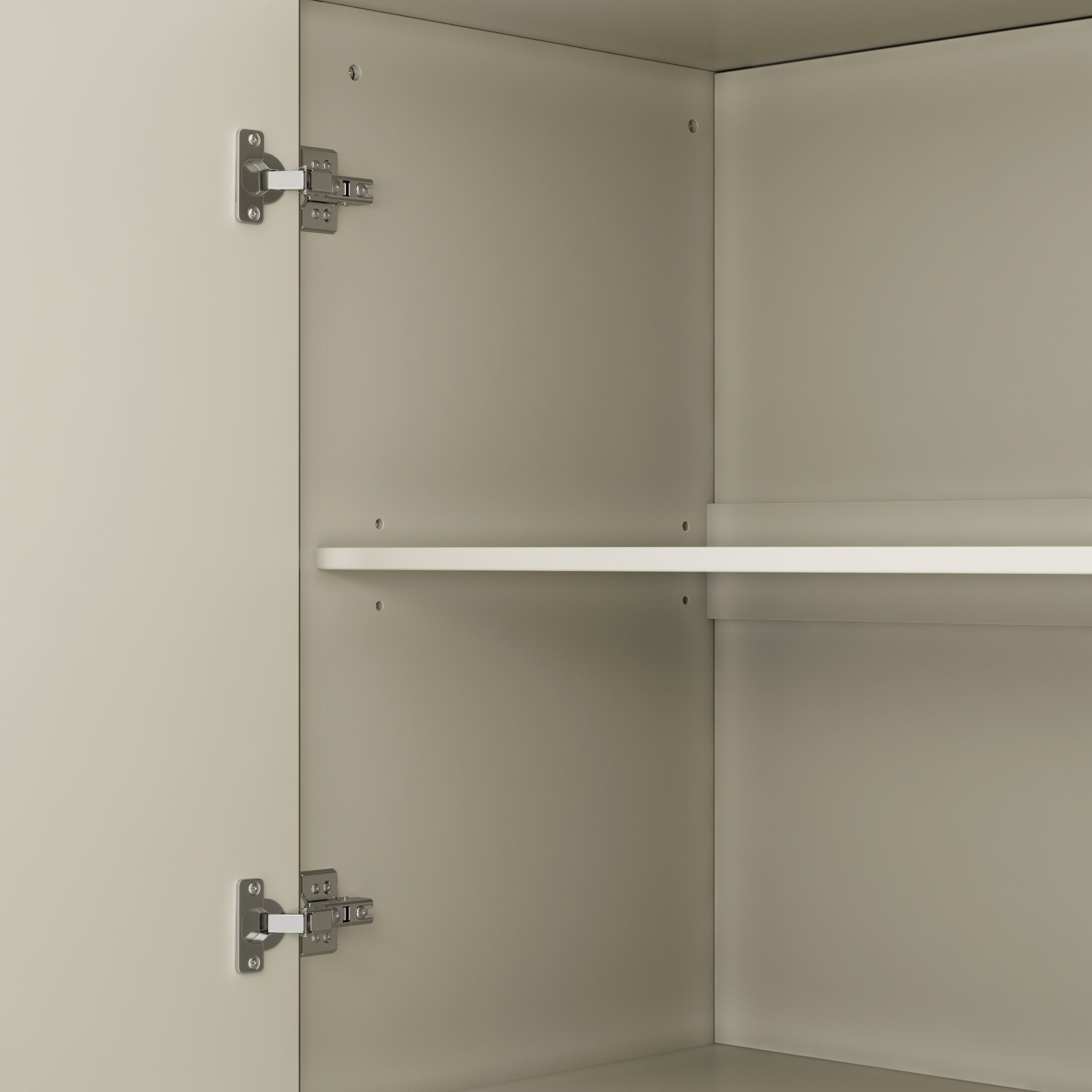 Buffet Cabinet With 4 Doors, Storage Sideboard For Living Room, Dining Room - Champagne - Image 17