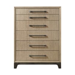 6 Drawer Chest With Smooth Glides - Brown