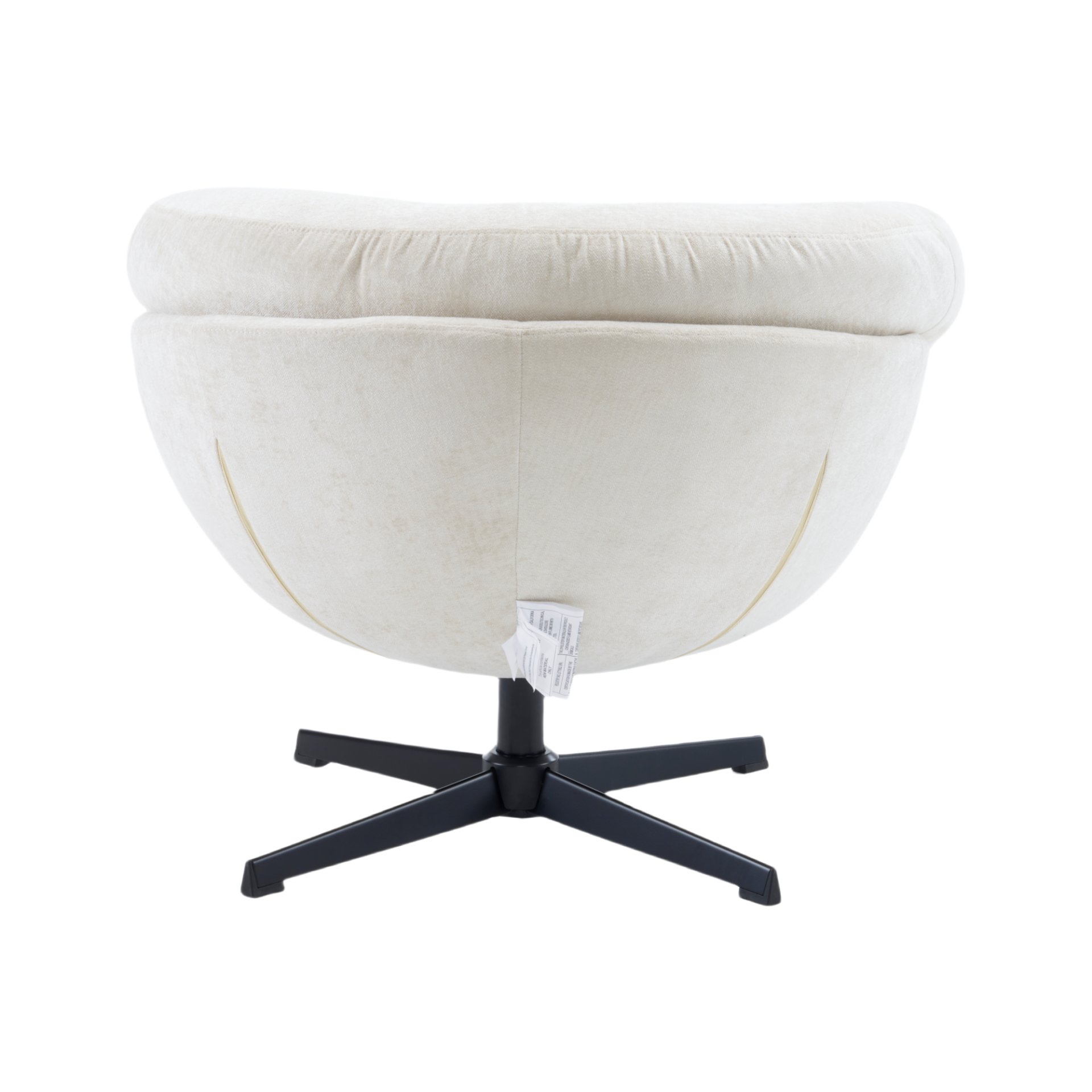 Modern Office Chair With Swivel - Beige - Image 21