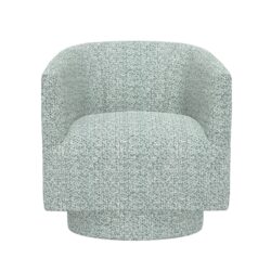 Swivel Accent Chair With Contemporary Style - Blue