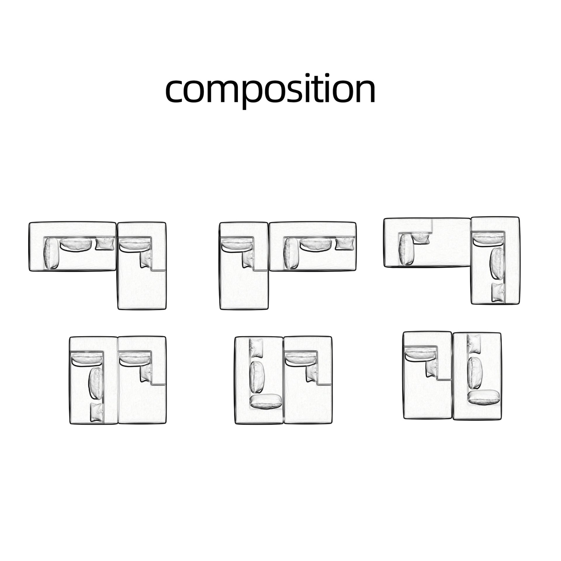 Corner Sofa And Sofa Bed With High Density Sponge - Beige - Image 19