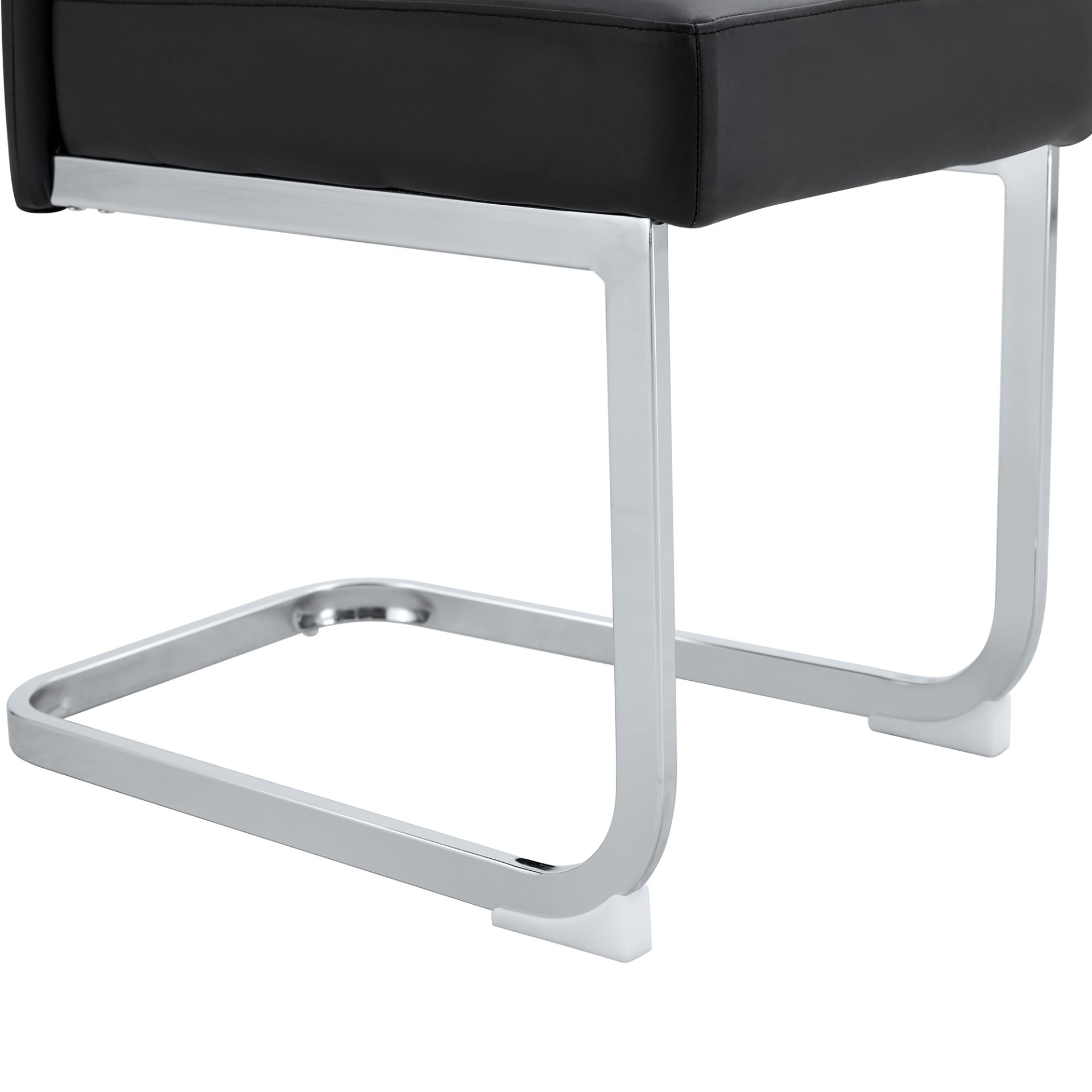 (Set of 4) Thickened Dining Chairs With Built In Spring Packages And Ergonomic Design Perfectly Blending Comfort And Elegance - Black - Image 20