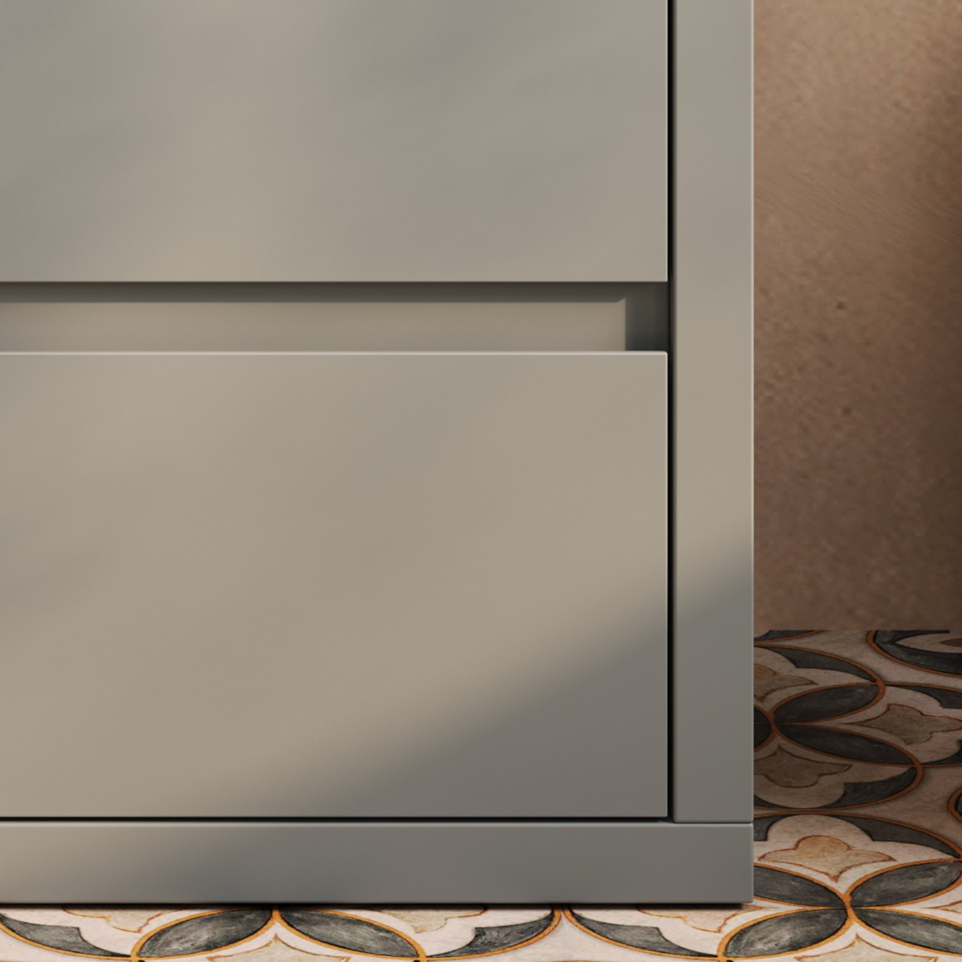 Freestanding Bathroom Vanity With Sink, 2 Full Extension Drawers, Soft Close Slides - Gray - Image 12