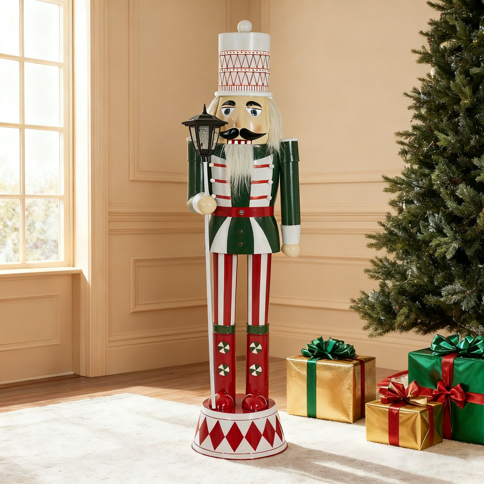 Classic Nutcracker Holiday Decor, Durable Construction - Green / Red / White - Image 11