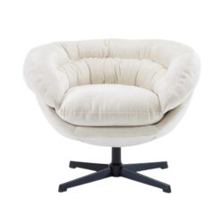 Modern Office Chair With Swivel - Beige