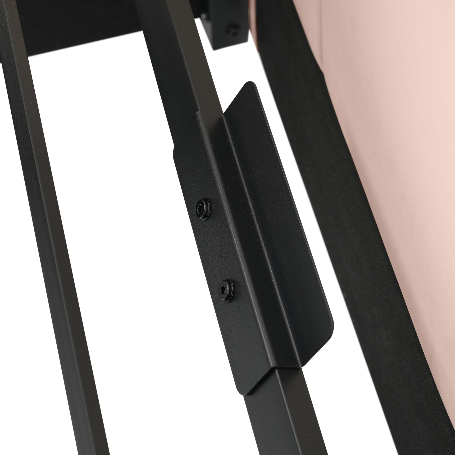 Twin Size Sofa Bed Frame With Slatted Base Daybed With Hydraulic Storage - Pink - Image 17