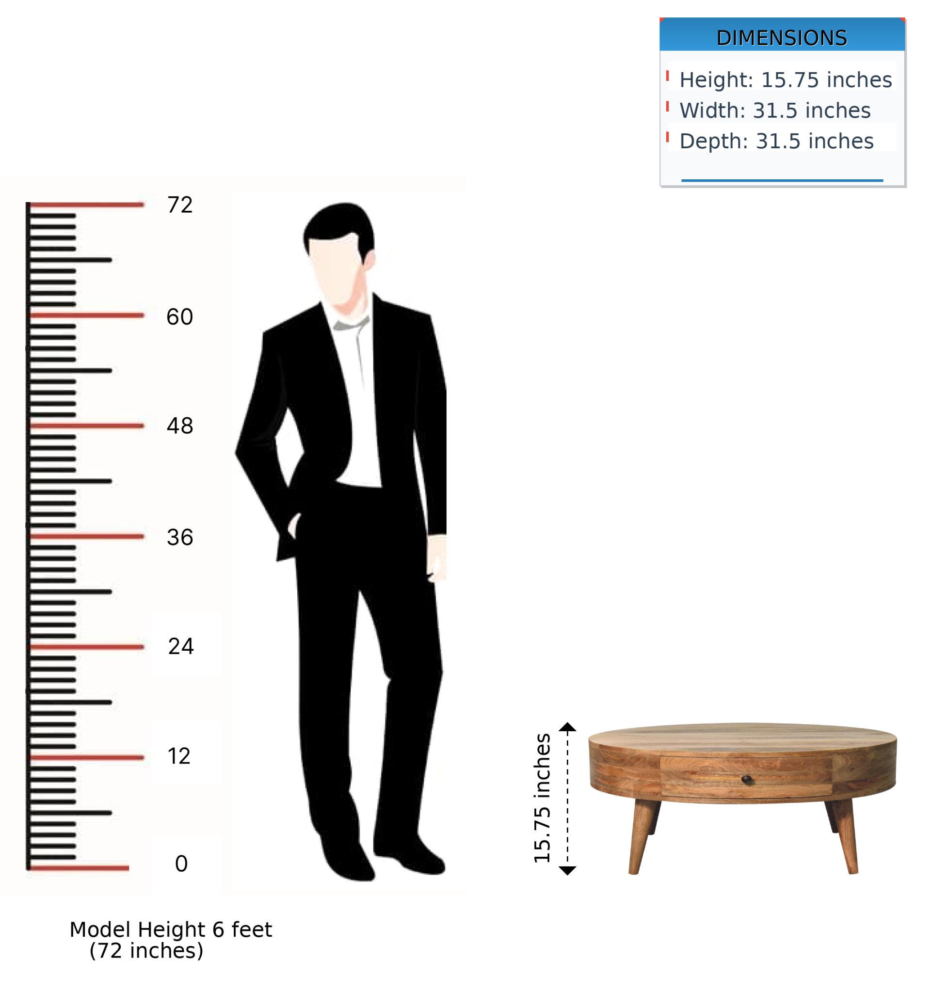 Odyssey - Coffee Table - Oak - Image 12