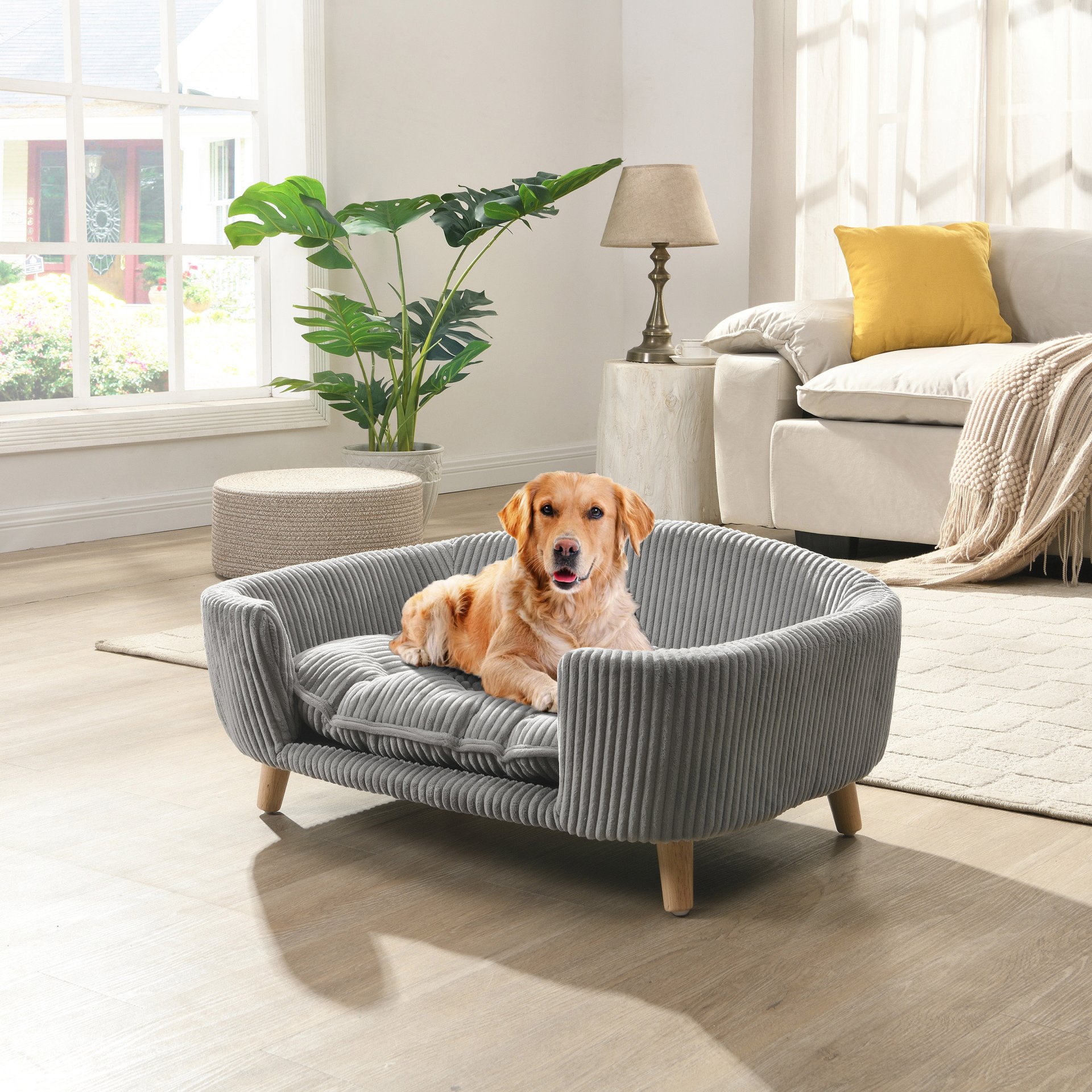Elevated Dog Bed Frame For Small Dog - Gray - Image 6