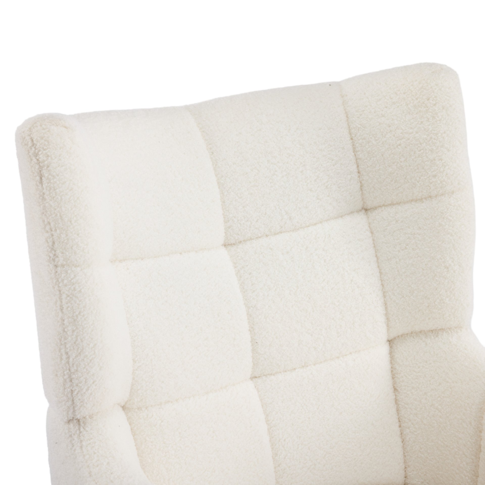 Accent Chair With Birch Wood Legs - White - Image 24