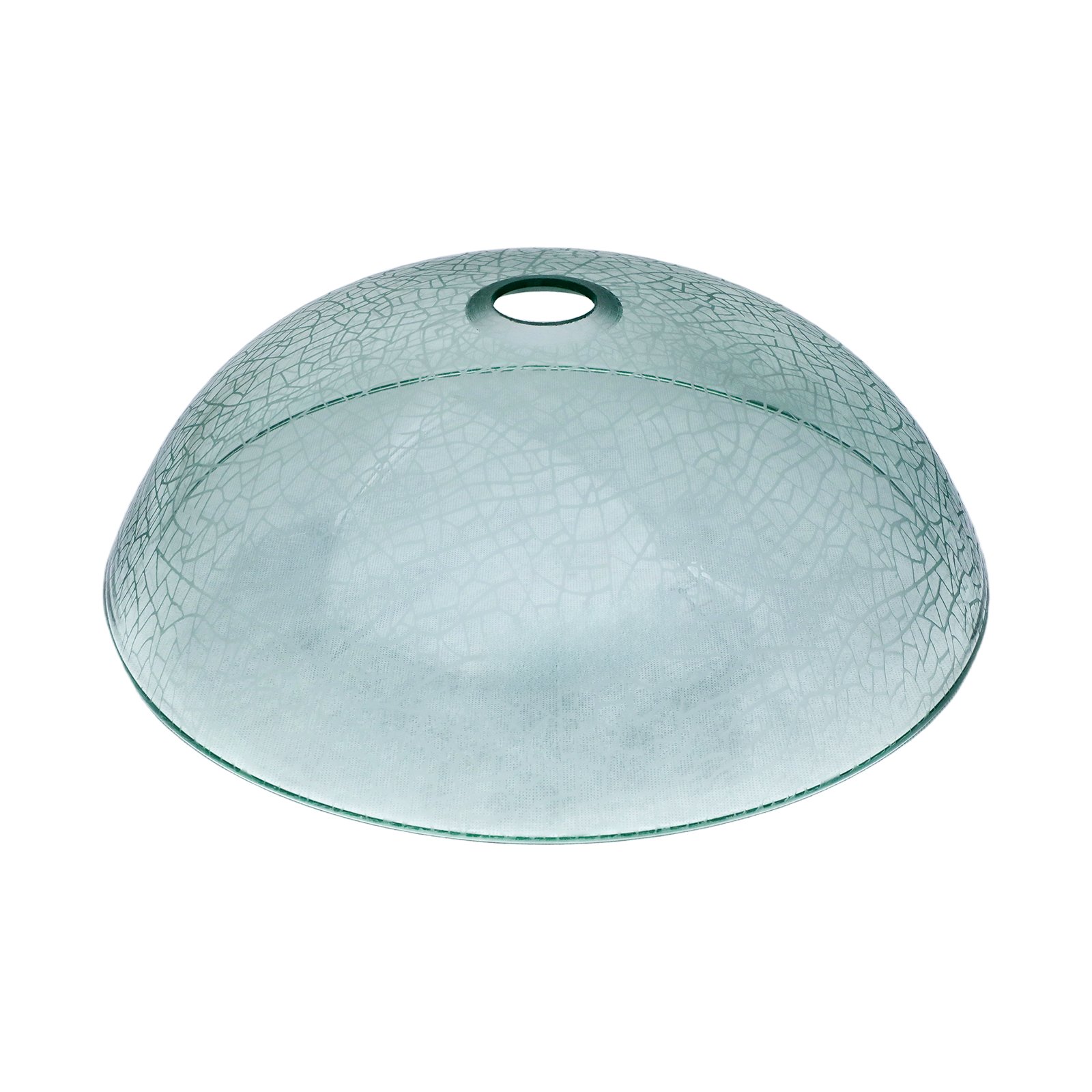 Crackle Vessel Sink, Round Bowl With Pop Up Drain - Clear - Image 9