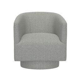 Swivel Accent Chair With Contemporary Style - Gray