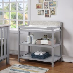 Hayes - Changing Table - Gray, Weathered Granite